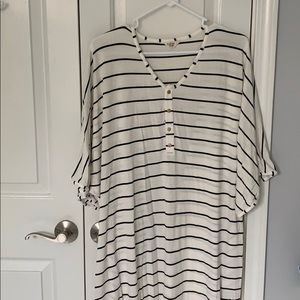 Dwell and Slumber Breton Stripe Caftan